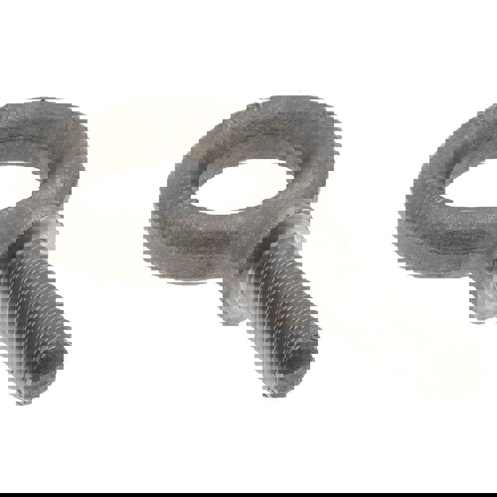 Fixed Lifting Eye Bolt: With Shoulder, 1,480 lb Capacity, 3/8 Thread, Grade 8620 Alloy Steel